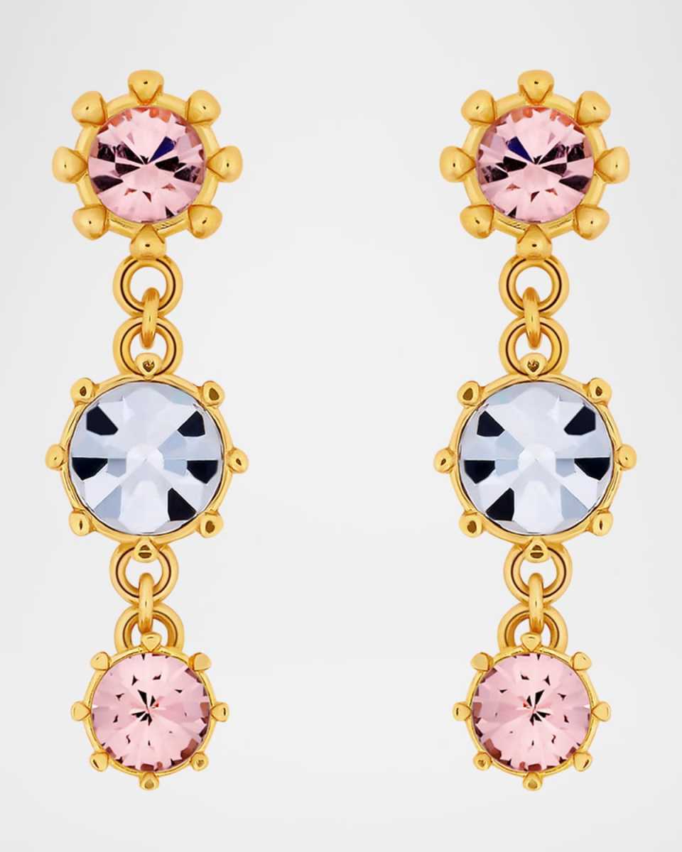 Crystal Prong Drop Earring